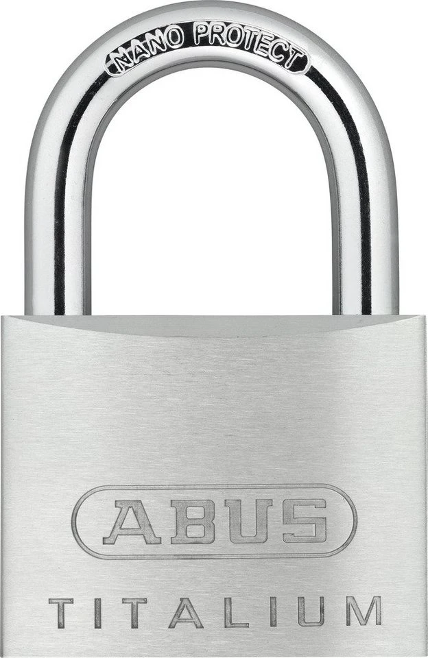 ABUS 64 Titalium Vorhangschloss Spezialaluminium Bügel 60-150 mm
