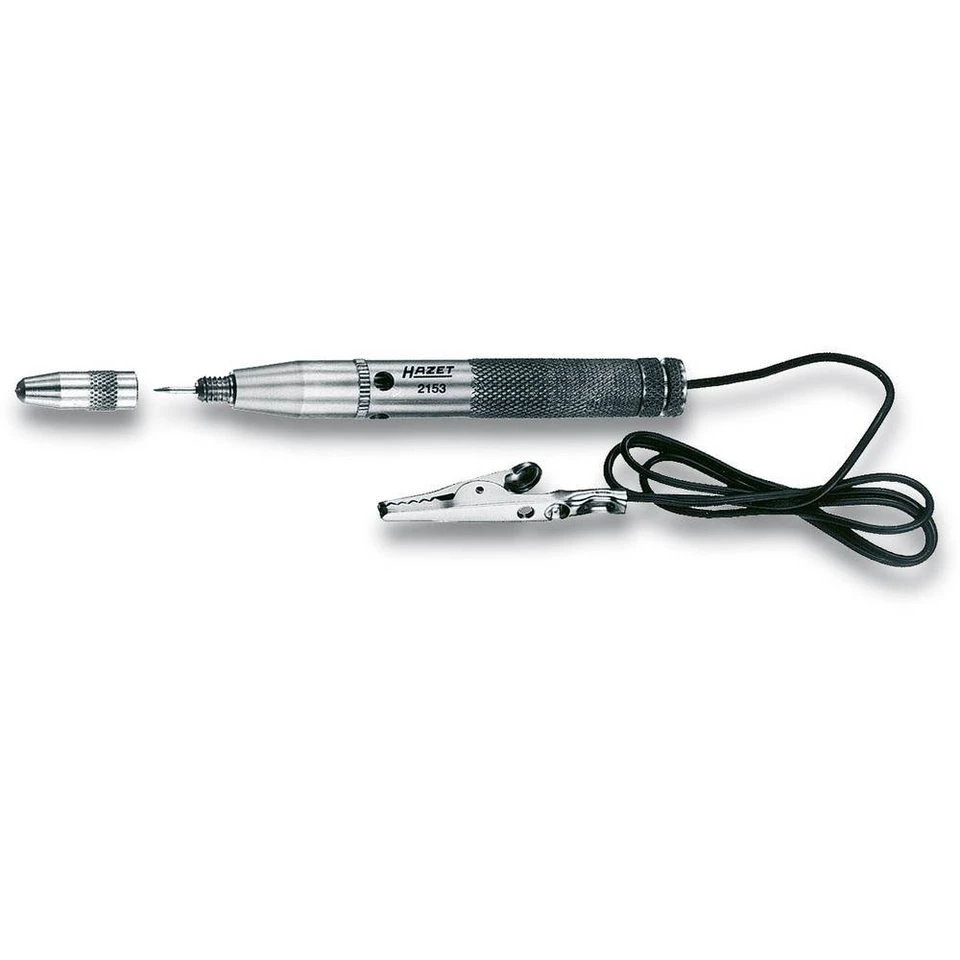 HAZET Kfz-Diagnosegerät Autolicht-Prüfer 2153 Prüfspitze 10 mm Krokodilklemme 6-24 Volt