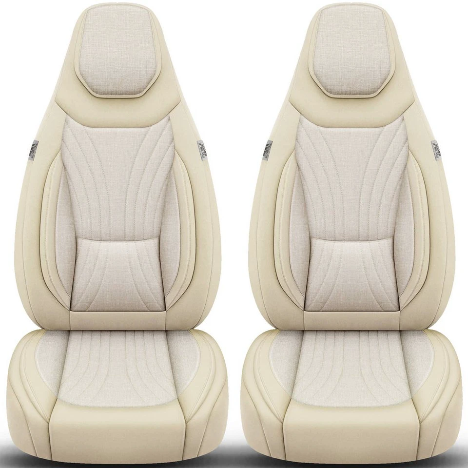 BREMER SITZBEZÜGE Autositzbezug Adria Coral XL Axess Plus C5 Beige Fahrer Beifahrer