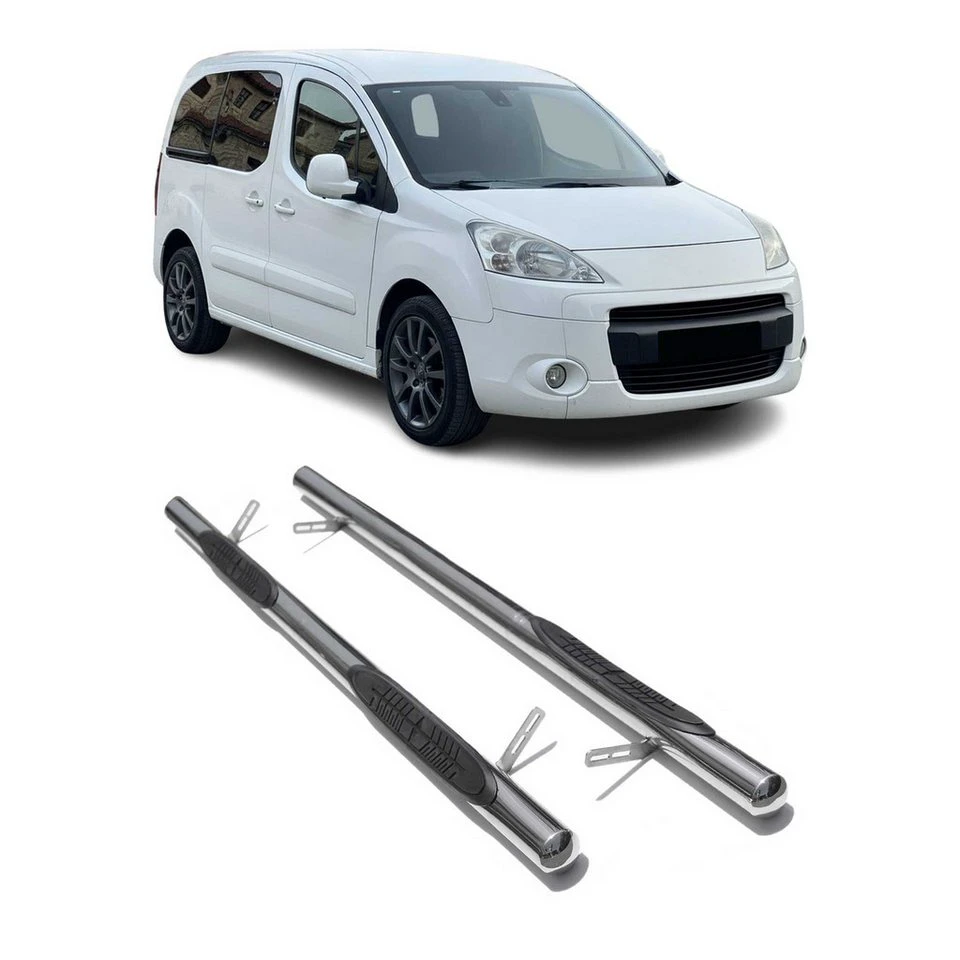 OMAC Stahl Trittbretter Peugeot Partner Tepee L1 2008-2018 2-tlg.