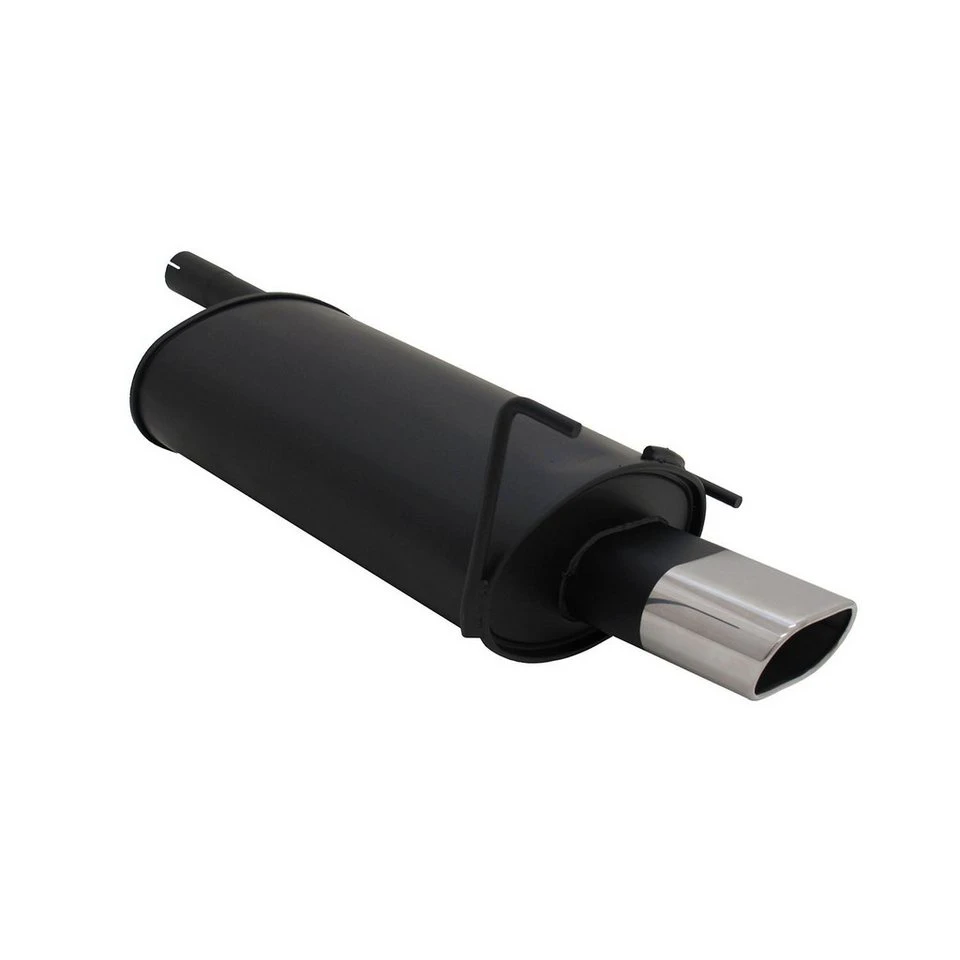 OMAC Novus Sportendschalldämpfer Mercedes C-Klasse W202 W208 135x75 mm Edelstahl mit EG-Genehmigung