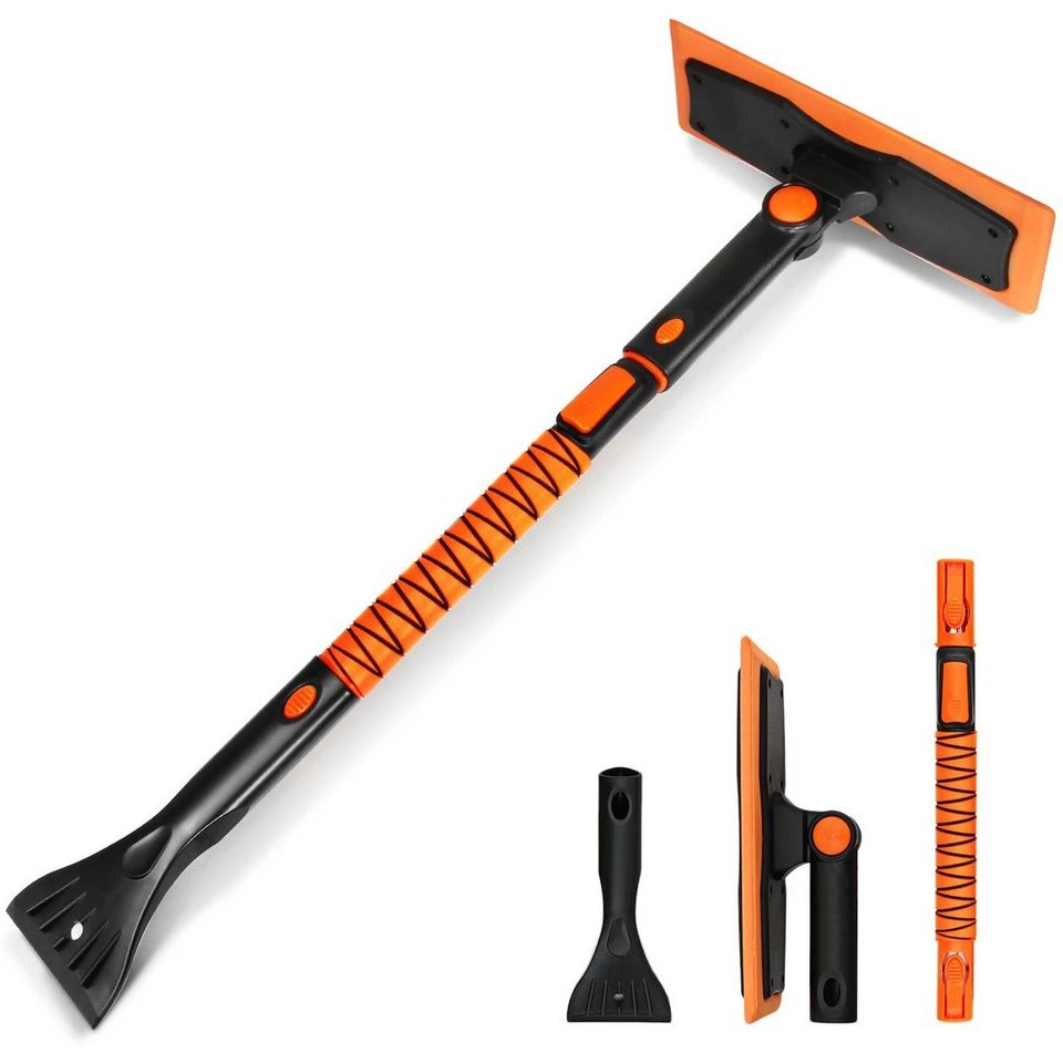 MATCC Eiskratzer Auto Schneebürste 77-95 cm ausziehbar