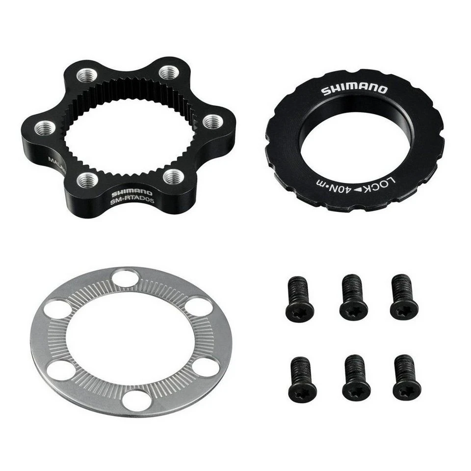 Shimano Bremsscheibenadapter SM-RTAD05 für 6-Loch-Bremsscheibe CENTER LOCK Nabe
