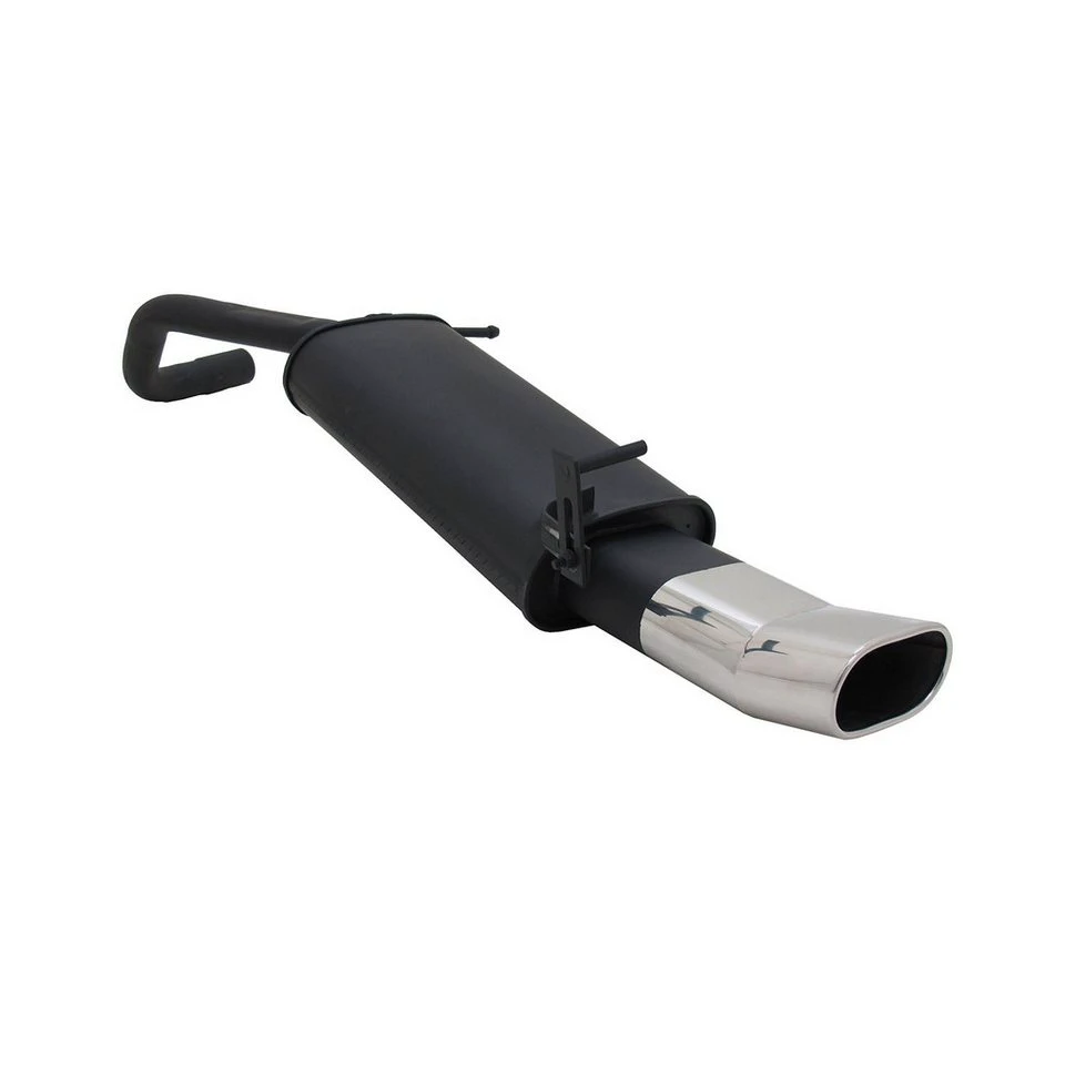 OMAC Sportendschalldämpfer Novus für VW Polo 9N 9N3 135x75mm Edelstahl-Endrohr