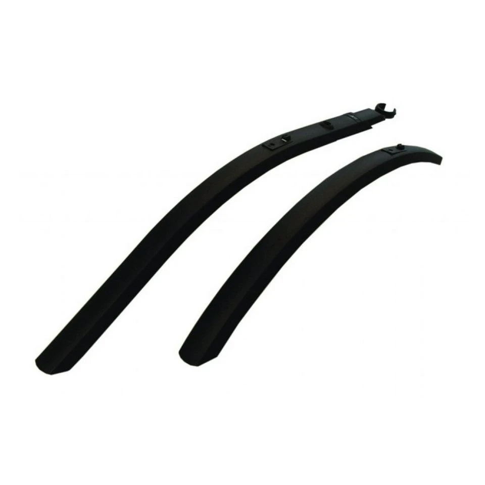 SKS ATB-Steckbleche 28" 45mm mit Spritzschutz schwarz 1 Set