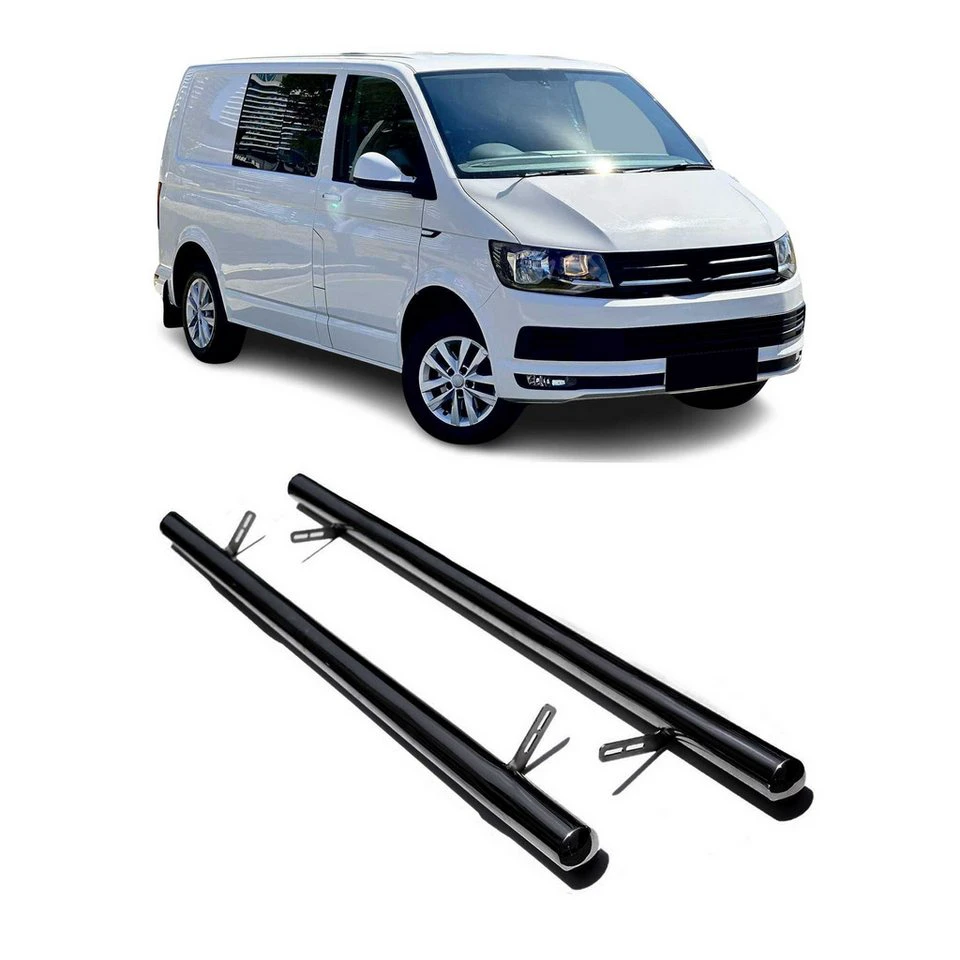 OMAC Trittbretter Stahl VW T6 T6.1 Transporter 2015-2024 Kurzradstand L1 2-tlg.