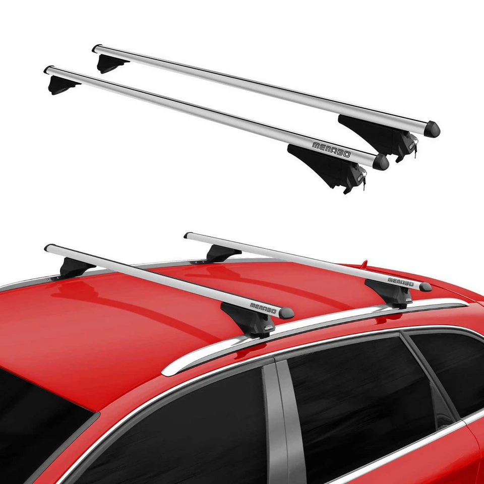 OMAC Dachträger Audi Q7 4L 2005-2015 Aluminium Silber 2tlg
