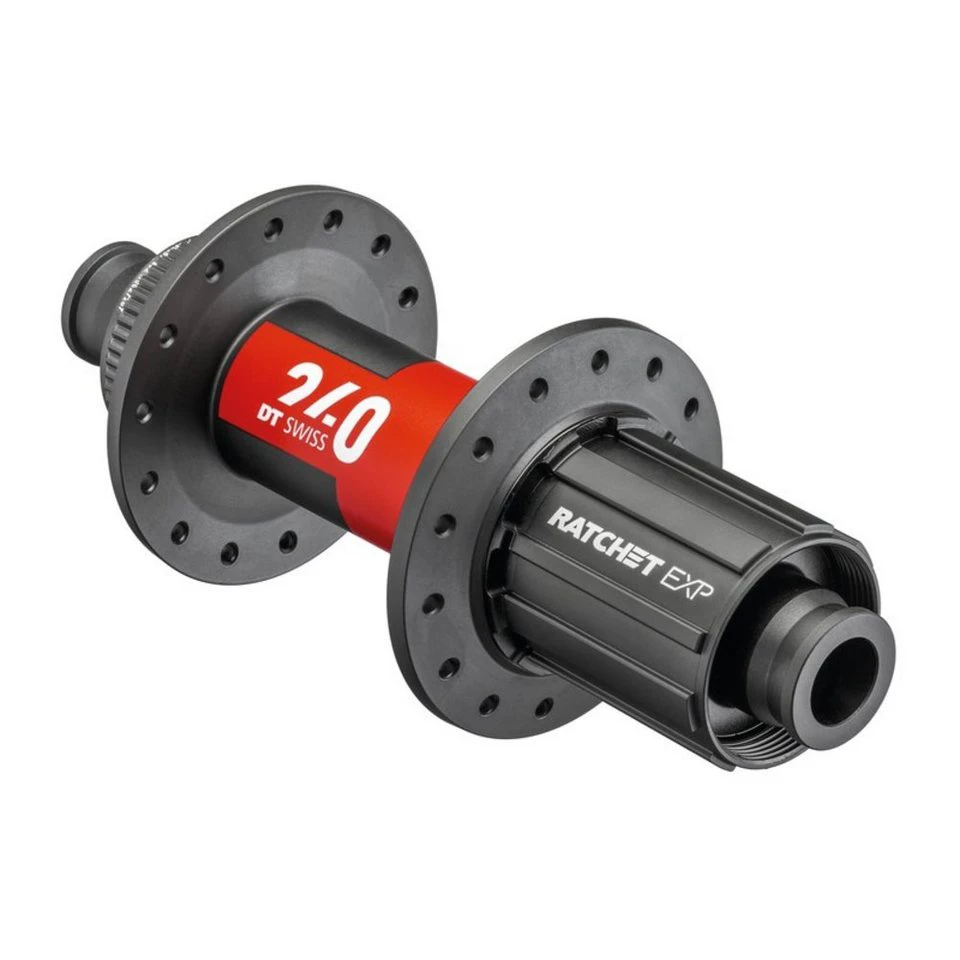 DT Swiss Hinterradnabe 240 MTB Disc Brake 142mm/12mm TA 28 Loch CL Shim. Light schwarz