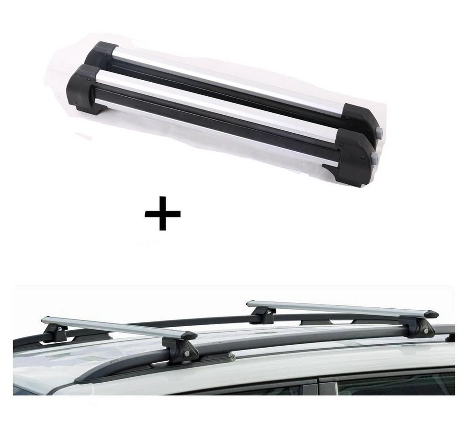 VDP Skiträger VDP-S6 mit Relingträger CRV135 für 6 Paar Ski Peugeot Bipper ab 07