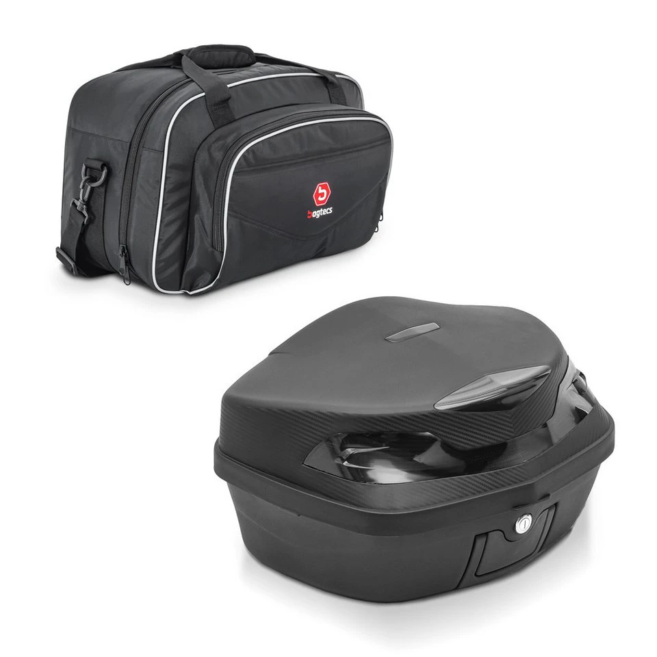 Bagtecs Topcase Set XK 48 Liter mit Innentasche Universal