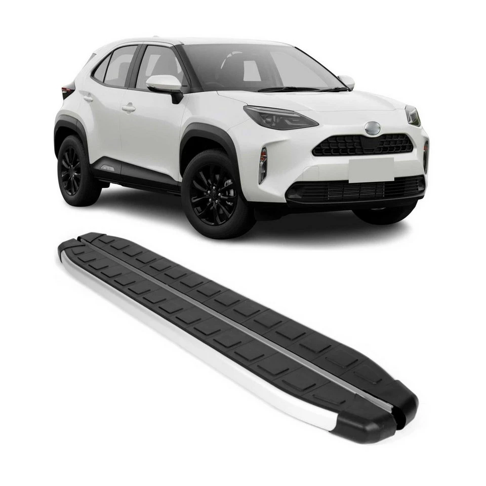 OMAC Trittbretter Toyota Yaris Cross 2023-2025 Aluminium 2-tlg. rutschfest
