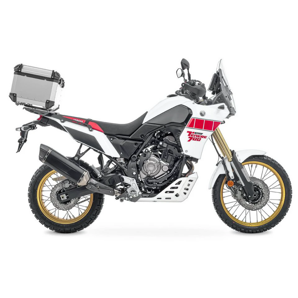 Bagtecs Topcase Set Alu Topcase Gepäckbrücke Yamaha Tenere 700 World Raid Rall