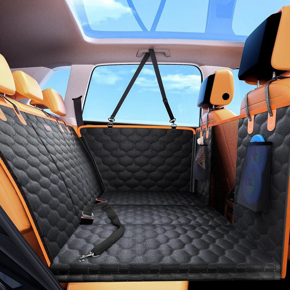 LuxusKollektion Hundedecke Rückbank Hundesitz Unterseite für Auto 130 x 63 cm Oxford