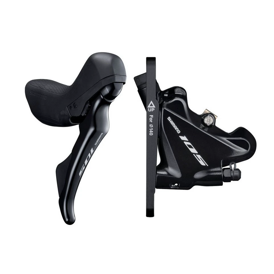 Shimano Scheibenbremse 105 BRR7070 V-Rad mit STR7020 schwarz 1000 mm hydr