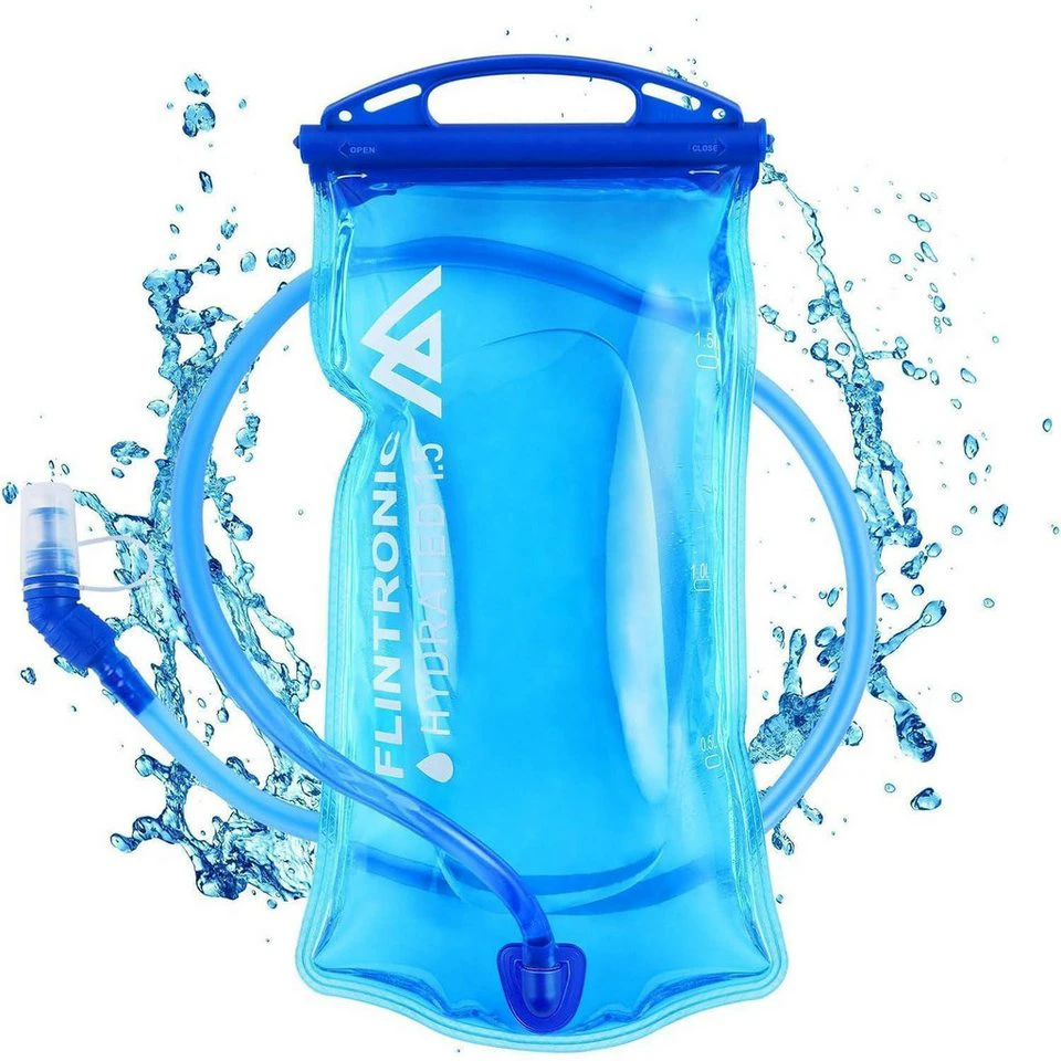 LuxusKollektion Trinkblase 1,5L BPA-frei TPU mit Wasserleitung