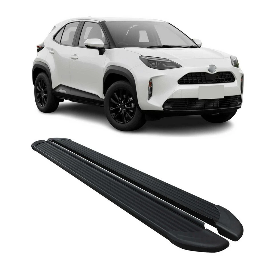 OMAC Trittbretter Toyota Yaris Cross 2023-2025 Aluminium 2-teilig rutschfest