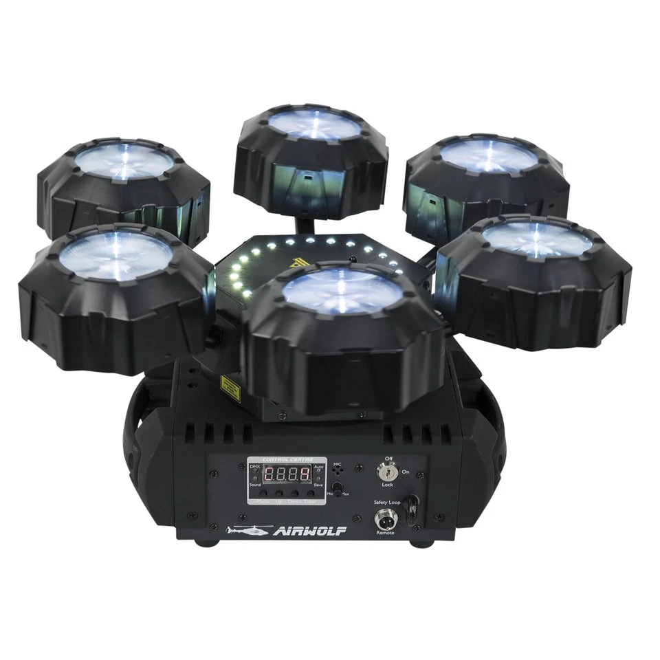Showtec Airwolf Effektleuchte RGBW Laser Stroboskop