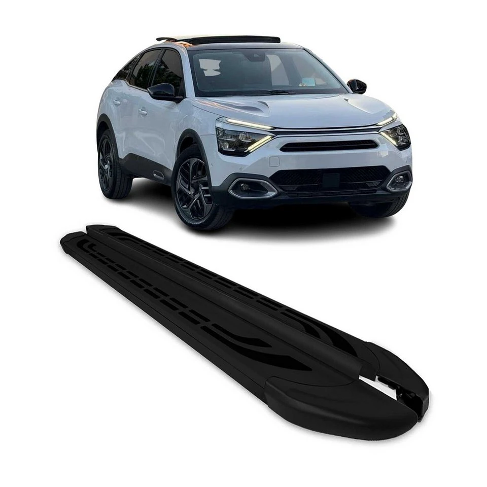 OMAC Aluminium Trittbretter Citroen C4 2020-2025 Schwarz 2 tlg.