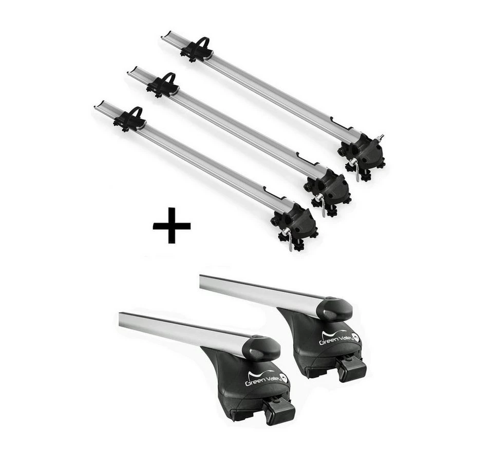 VDP Dachfahrradträger 3x Bike Pro Relingträger Quick L Peugeot 5008 ab 2017