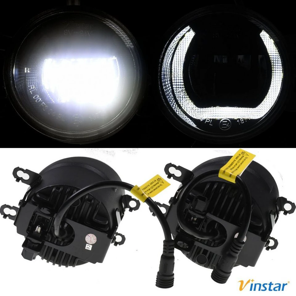 Vinstar LED Nebelscheinwerfer mit Tagfahrlicht Toyota Auris Avensis Yaris RAV4 IQ Prius