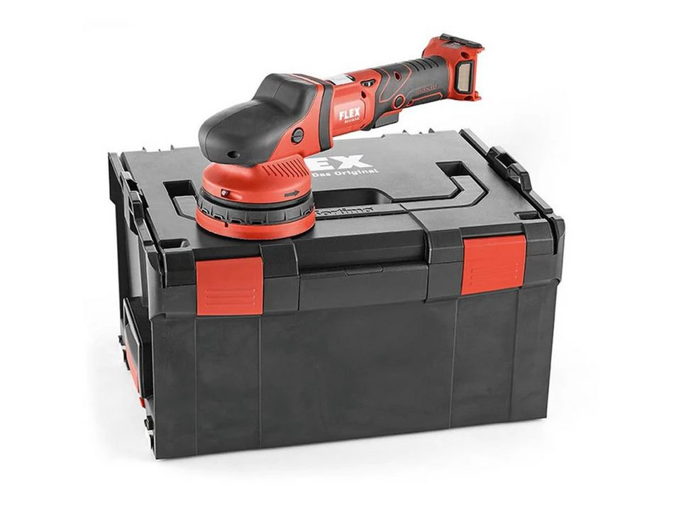 Flex Poliermaschine XCE 8 125 18.0-EC 230-380 /min 8 mm Polierhub Solo ohne Akkus und Ladegerät