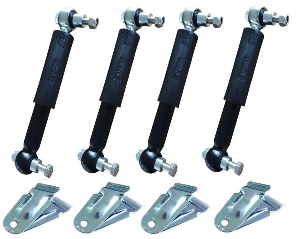 AL-KO Achsstoßdämpfer Universal COMPACT Set 4 Stück bis 3000 kg Achslast