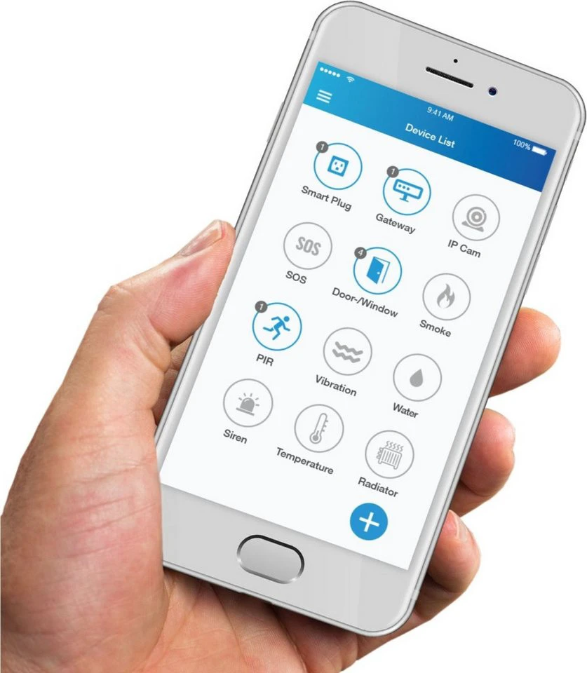 Olympia Prohome 8762 Funk-Alarmsystem WLAN GSM weiß