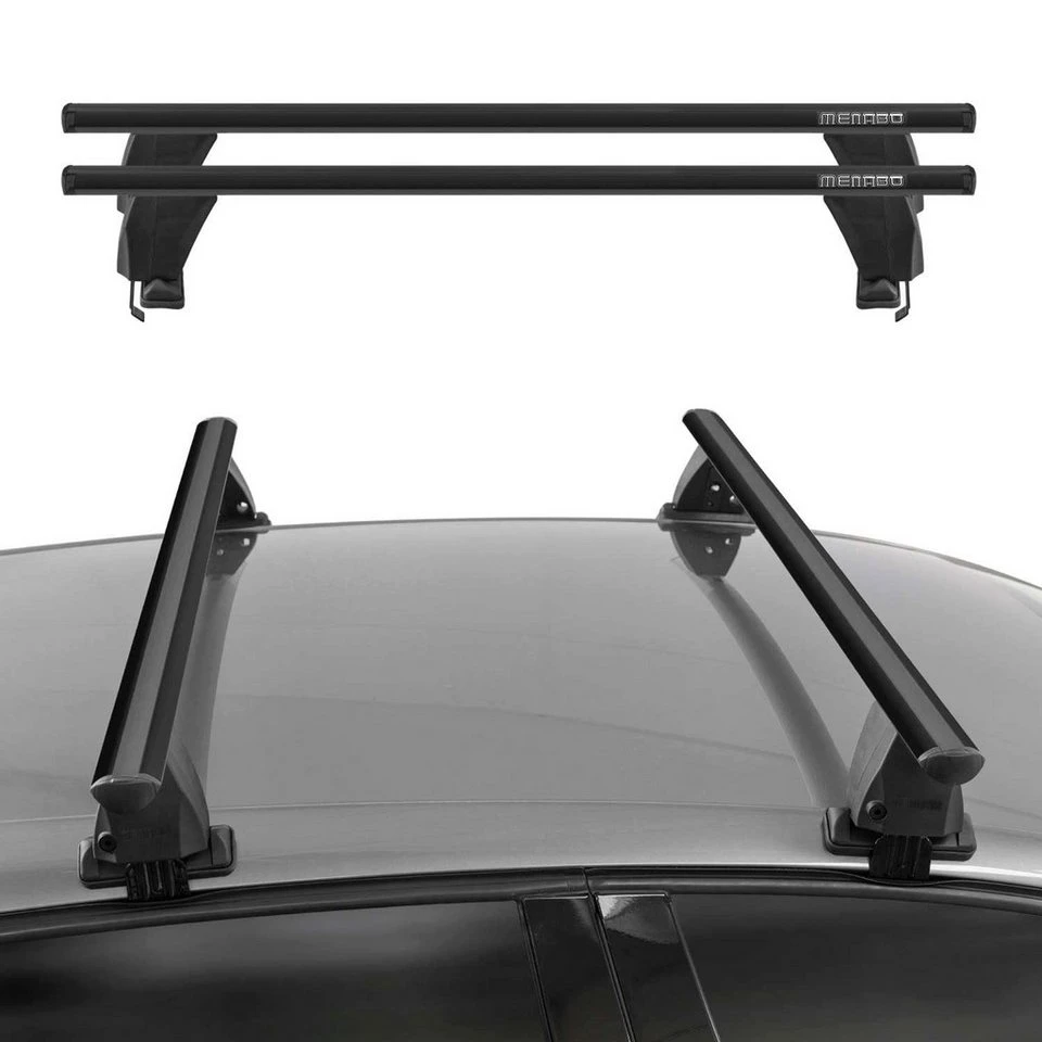 OMAC Dachträger Alfa Romeo 159 Sportwagon 2006-2013 ABE Schwarz Aluminium 2-St