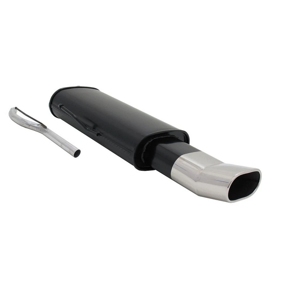 OMAC Novus Sportendschalldämpfer VW Passat 35i 135x75mm DTEdelstahl-Endrohr EG-Genehmigung