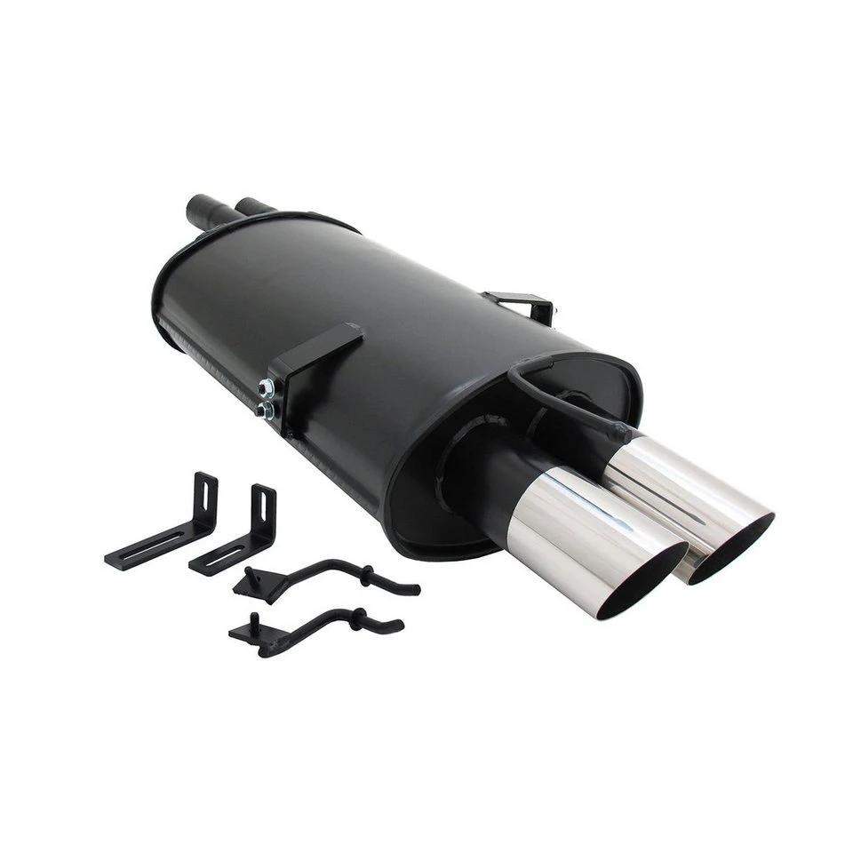 OMAC Auspuff-Flexrohr Novus Sportauspuff BMW E46 320 325 330 2x76mm mit ABE