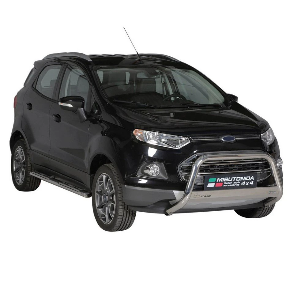 OMAC Trittbretter Ford Ecosport 2013-2017 Edelstahl AISI 304 Silber 2-tlg.