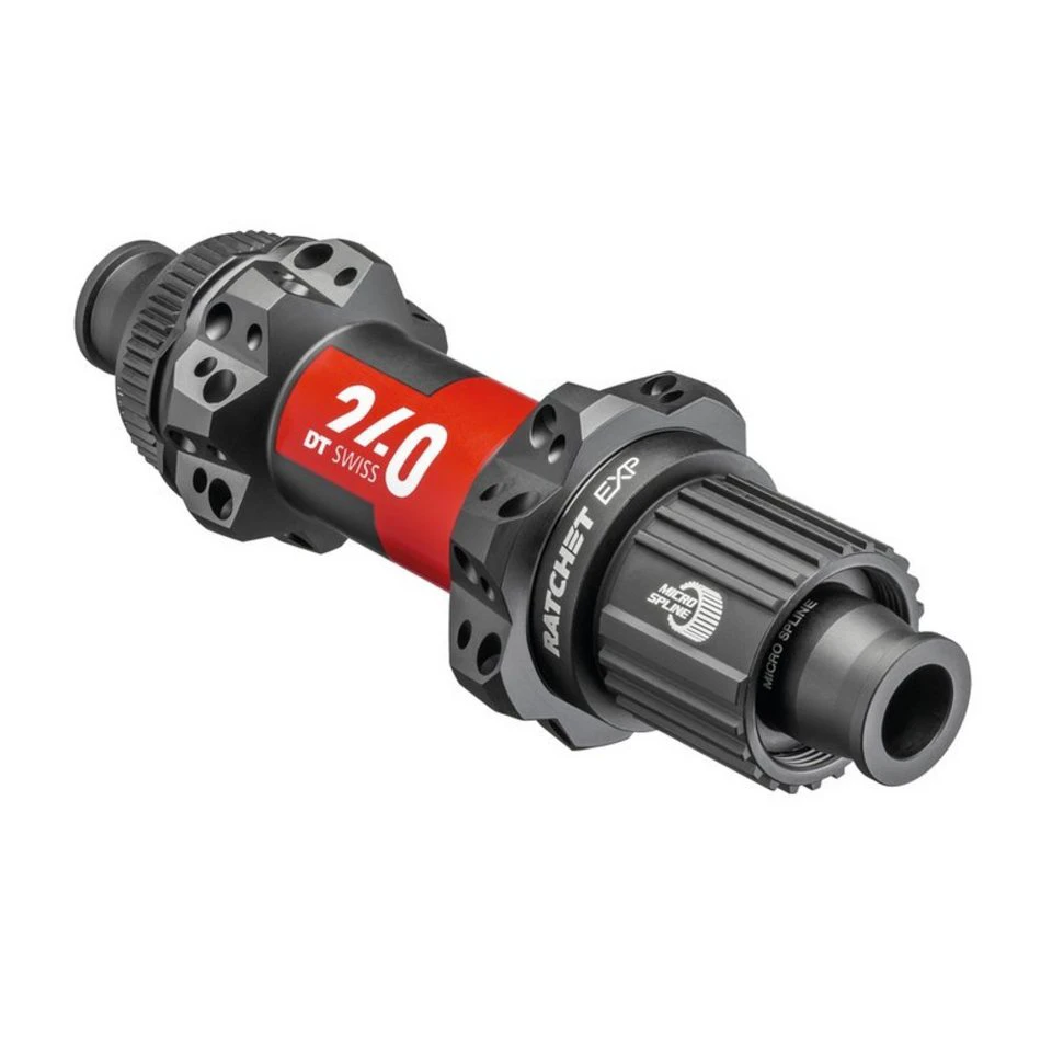 DT Swiss Hinterradnabe 240 MTB Disc Brake 148mm/12mm TA Boost 28 L. CL Shim schwarz/rot