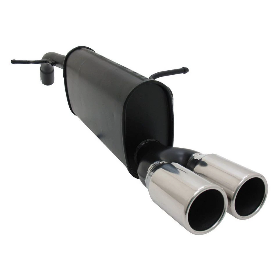 OMAC Novus Sportendschalldämpfer Peugeot 207 2x76mm Edelstahl-Endrohr EG-Betriebserlaubnis