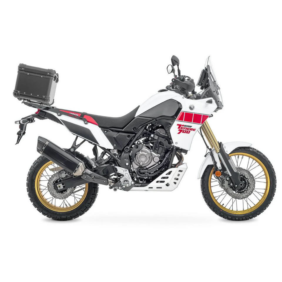 Bagtecs Alu Topcase XS45 mit Gepäckbrücke Yamaha Tenere 700 Rally 19-25