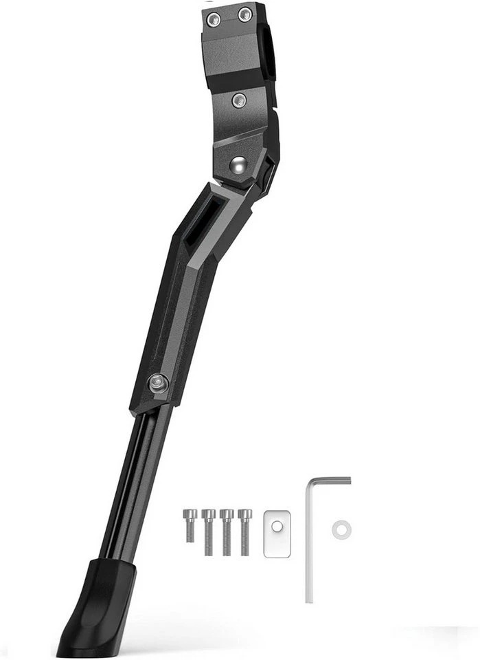 Refined Living Fahrradständer 24-29 Zoll höhenverstellbar Schwarz Aluminium