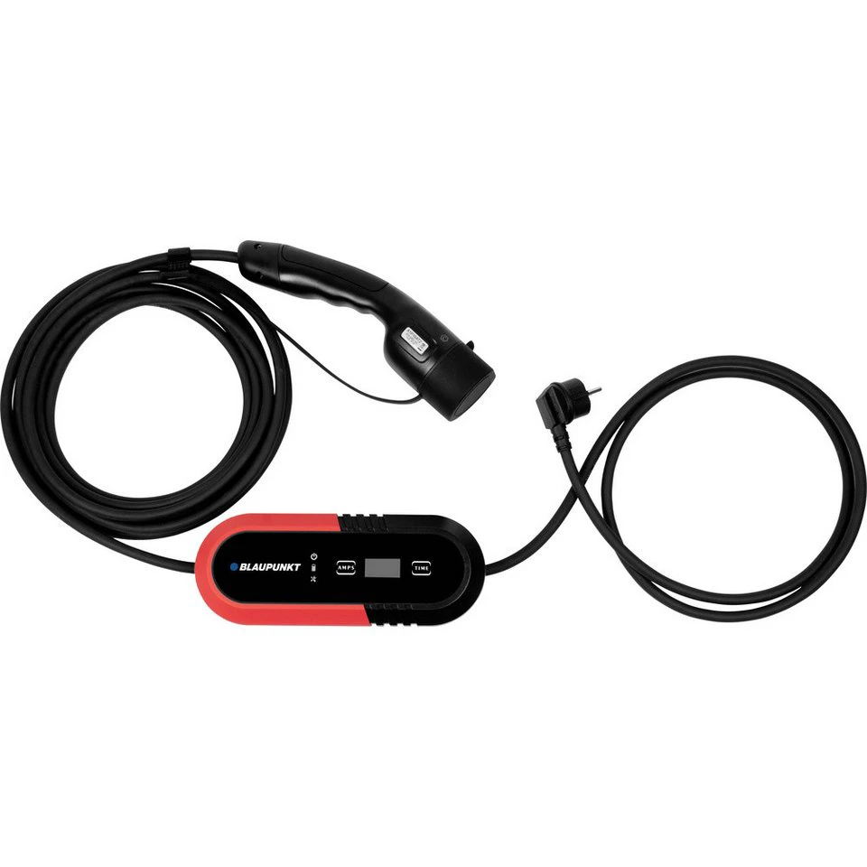Blaupunkt P1P6MT2L Mobile Elektroauto-Ladestation Typ 2 16 A 3,7 kW L-Stecker 6 m Kabel