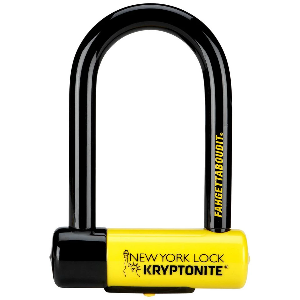 Kryptonite Bügelschloss New York FAHGETTABOUDIT 18 mm Sicherheitslevel 10/10