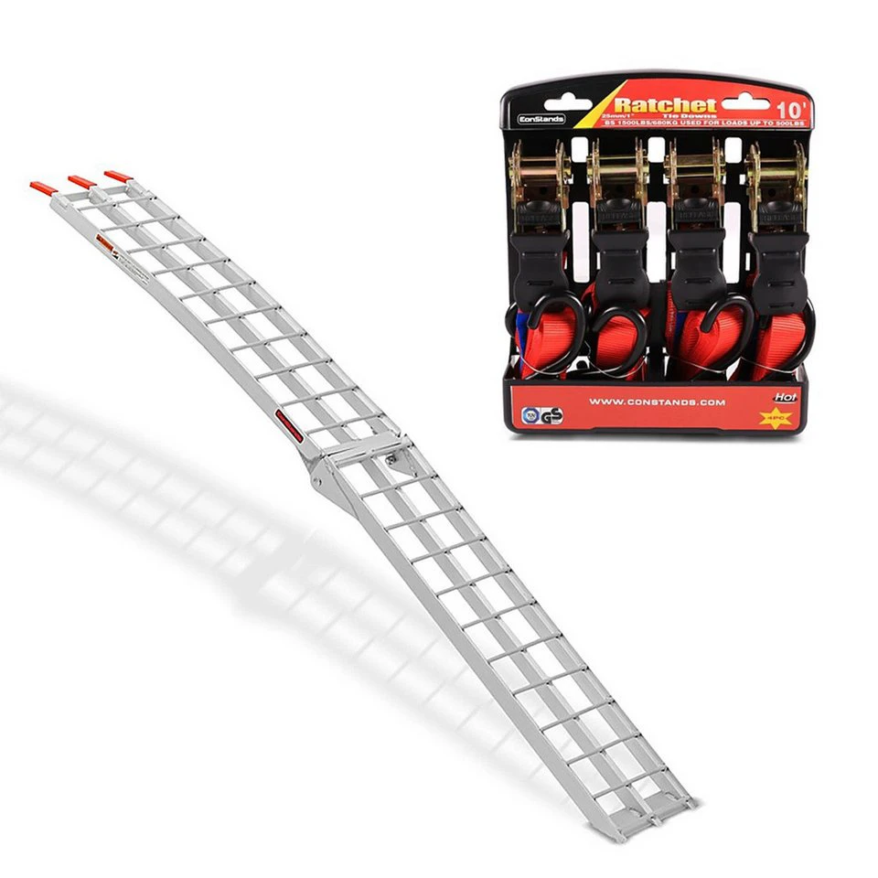 ConStands Auffahrrampe Set S4 mit Spanngurt