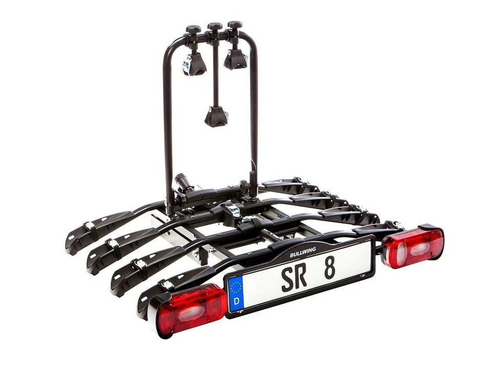 Bullwing SR8 Fahrradträger für 4 Fahrräder Anhängerkupplung