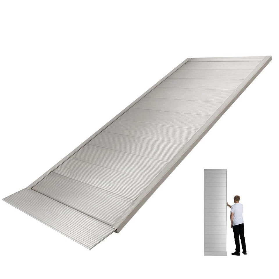 TRUTZHOLM Auffahrrampe Eventrampe 305 cm 600 kg Aluminium silber geriffelt