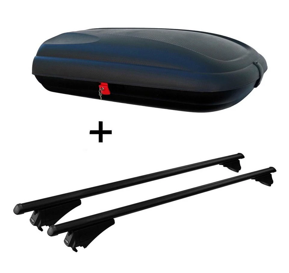 VDP Dachbox CA320 320 Liter Carbon-Optik mit Relingträger BMW X1 F48 ab 2015