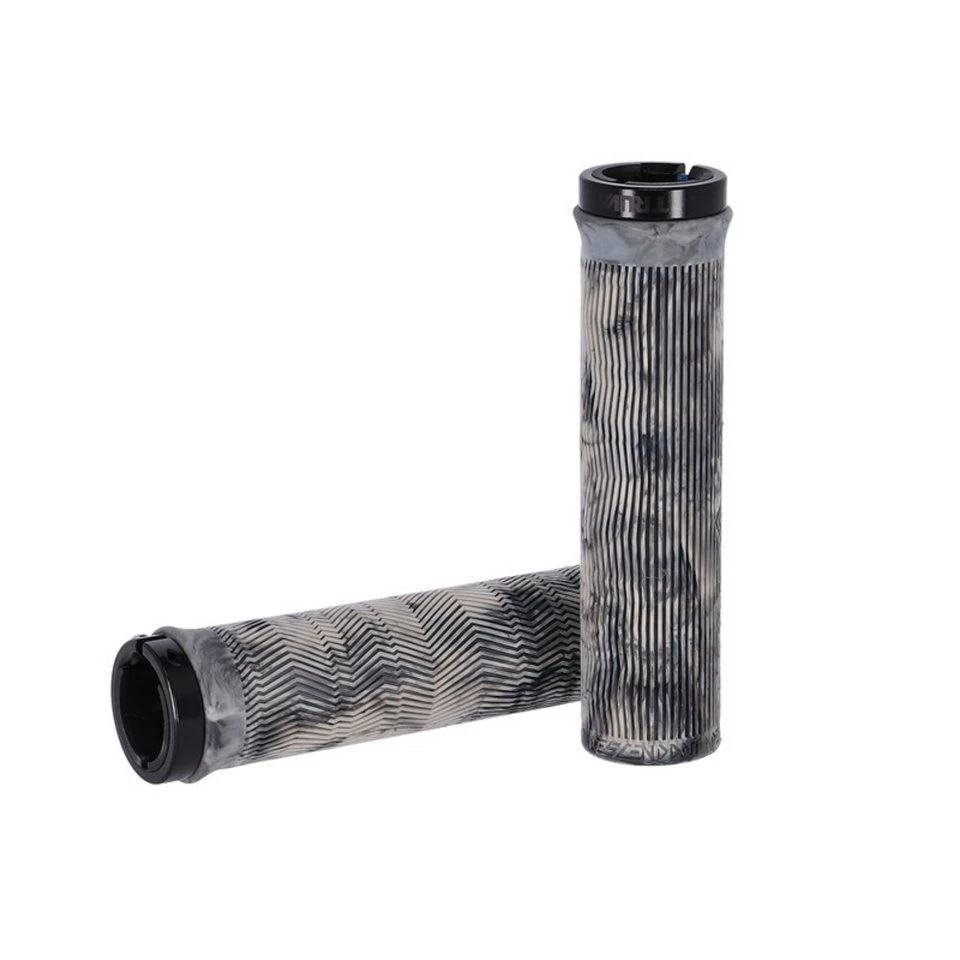 Truvativ Descandant Grip Fahrradlenkergriffe Single Clamp 133 mm hellgrau/schwarz-marmoriert