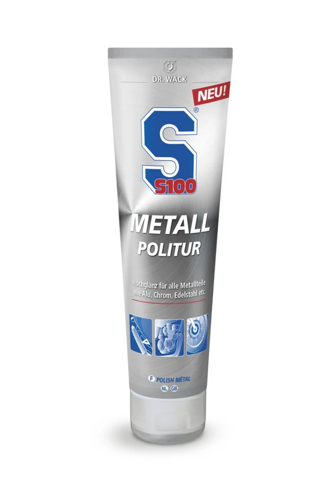 DR WACK S100 Metallpolitur 100 ml Auto-Reinigungsmittel