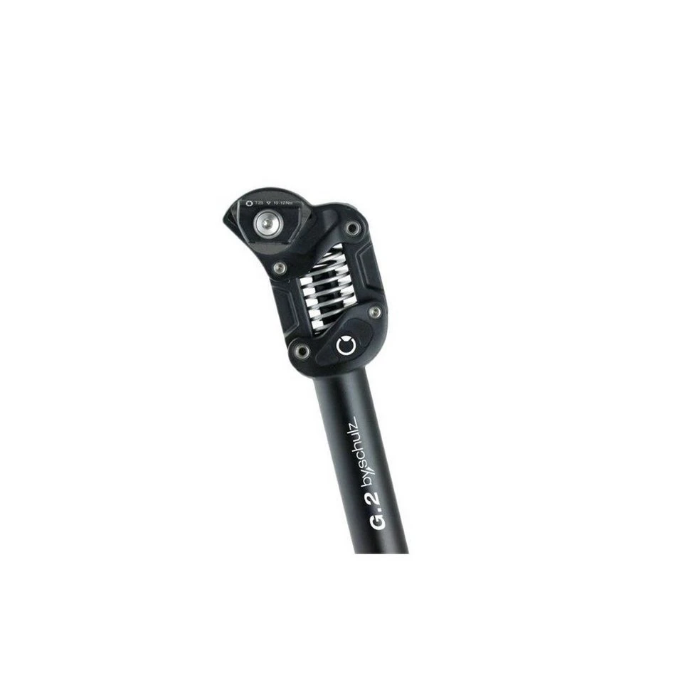by.schulz Federsattelstütze G.2 Ø 31,6 mm 350 mm schwarz soft 45-65 kg