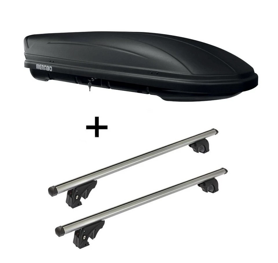 VDP JUXT400 Dachbox 400 Liter schwarz matt mit Dachträger Ford Mondeo Station Wagon 07-14