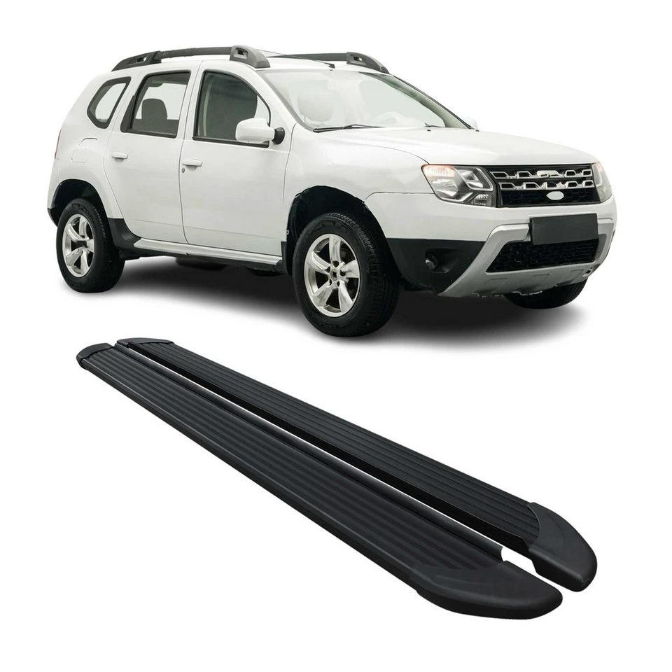 OMAC Trittbretter Dacia Duster 2010-2018 Aluminium 2-tlg. rutschfest