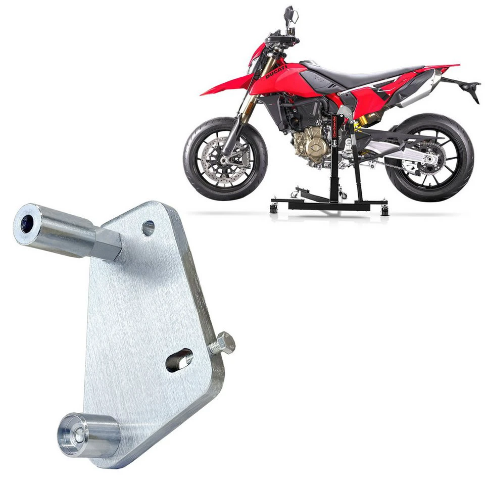 ConStands Motorradheber Adapterplatte Power Classic / Evo für Ducati Hypermotard 698 Mono / RV