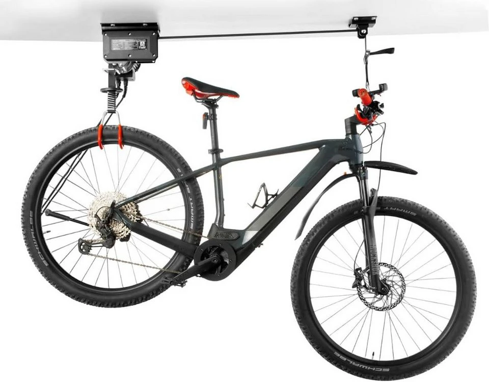 Pallit Elektrischer Fahrradlift BIKELIFT 100 kg Tragkraft 3 m Hubhöhe mit Kabelfernbedienung
