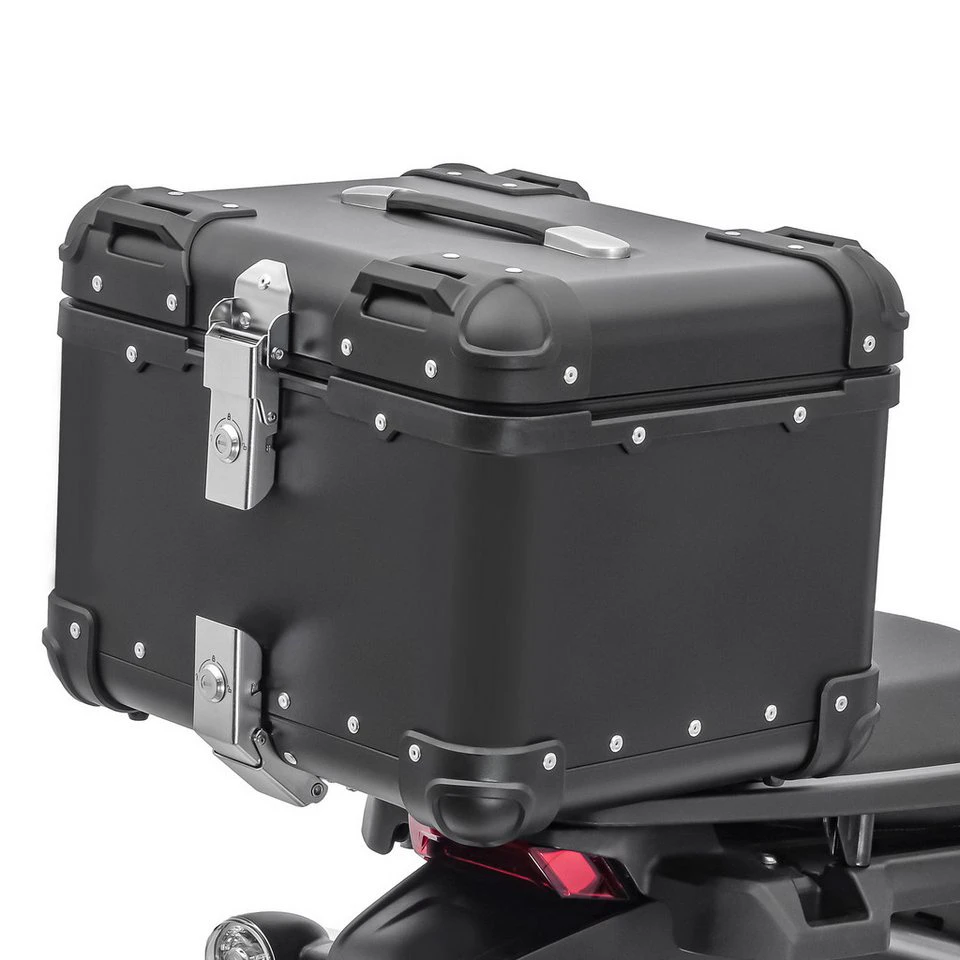 Bagtecs XS45 Motorrad Alu Topcase 45 Liter Aluminium schwarz