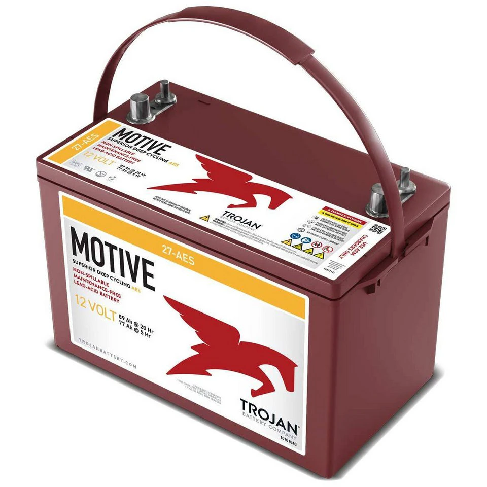 Trojan 27-AES 12V 89Ah Deep Cycle AGM Traktionsbatterie Bleiakkus